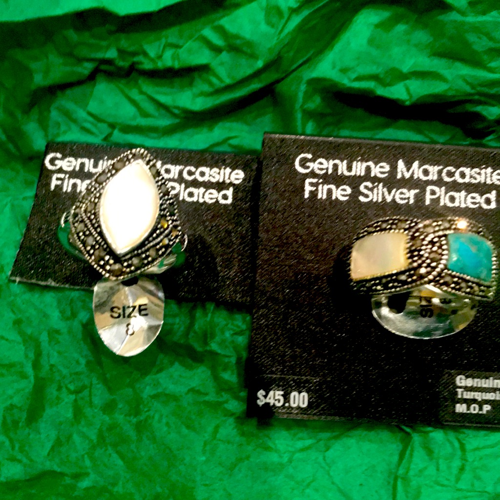 Two Ring Silver Plated